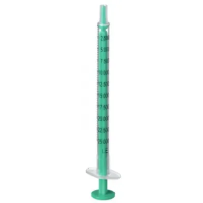 B. Brown Inyect h enemigo de dosificación enemigo 1 ml solo 100 pcs