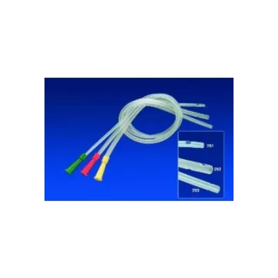 QUALIMED Suction Catheter CH14 52cm Straight 100 Pieces