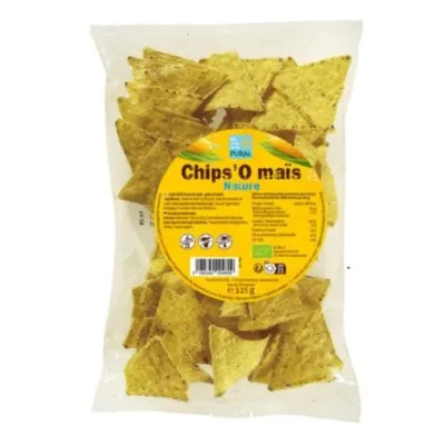 PURAL Organic Natural Corn Chips 125 g