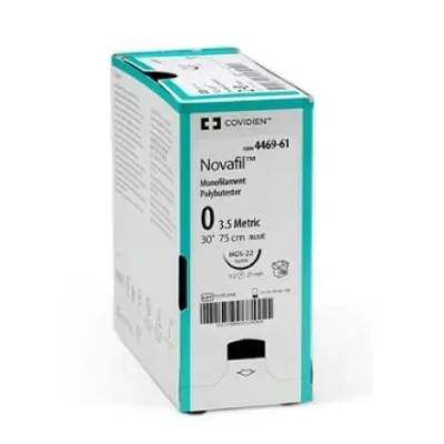 Novafil 45cm azul 6-0 P-10 12 PCS