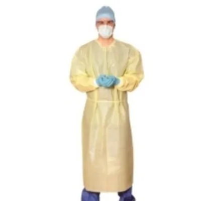 EVERCARE Protective Gown L 135cm Yellow 5 Pcs