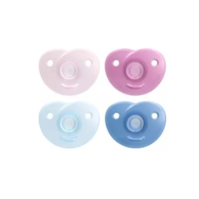 PHILIPS AVENT Curved Soothie Mix 0-6m Steri 2 Pcs