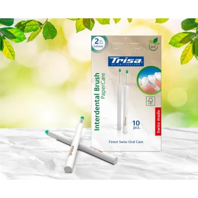 Trisa interdental brush papercare iso 2