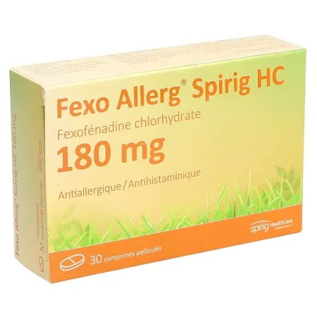 FEXO ALLERG Spirig HC film-coated tablets 180 mg