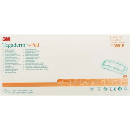 3M TEGADERM+PAD 9x25cm Wundki 4.5x20cm (n) 3M TEGADERM+PAD 9x25cm Wundki 4.5x20cm (n)