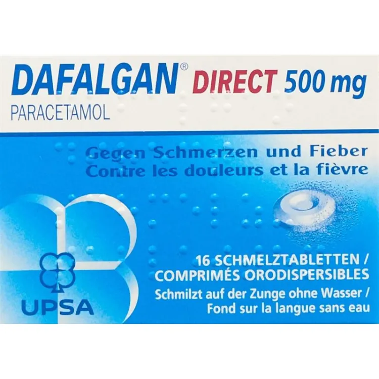 DAFALGAN Direct Schmelztablets 500 mg