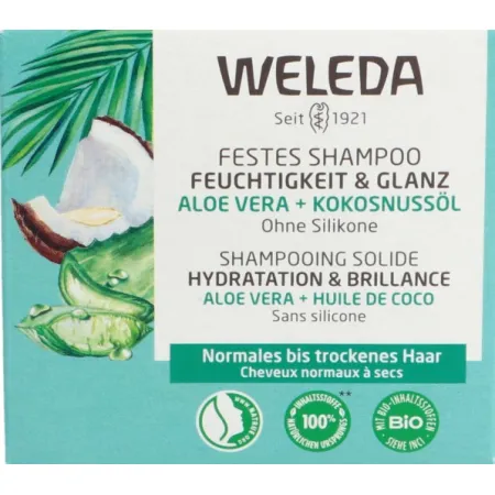 WELEDA Festes Shampoo moisture&shine