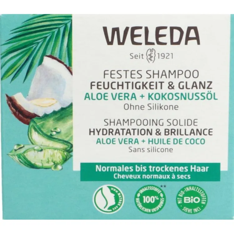 WELEDA Festes Shampoo moisture&shine
