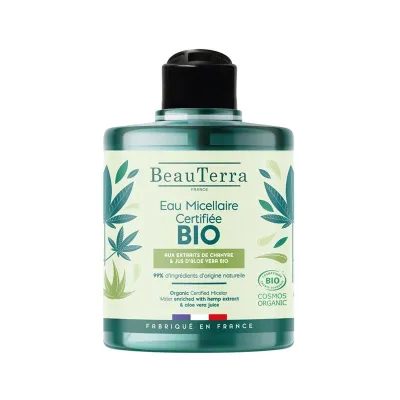 Beauterra mizellenwasser hanf&aloe vera bio