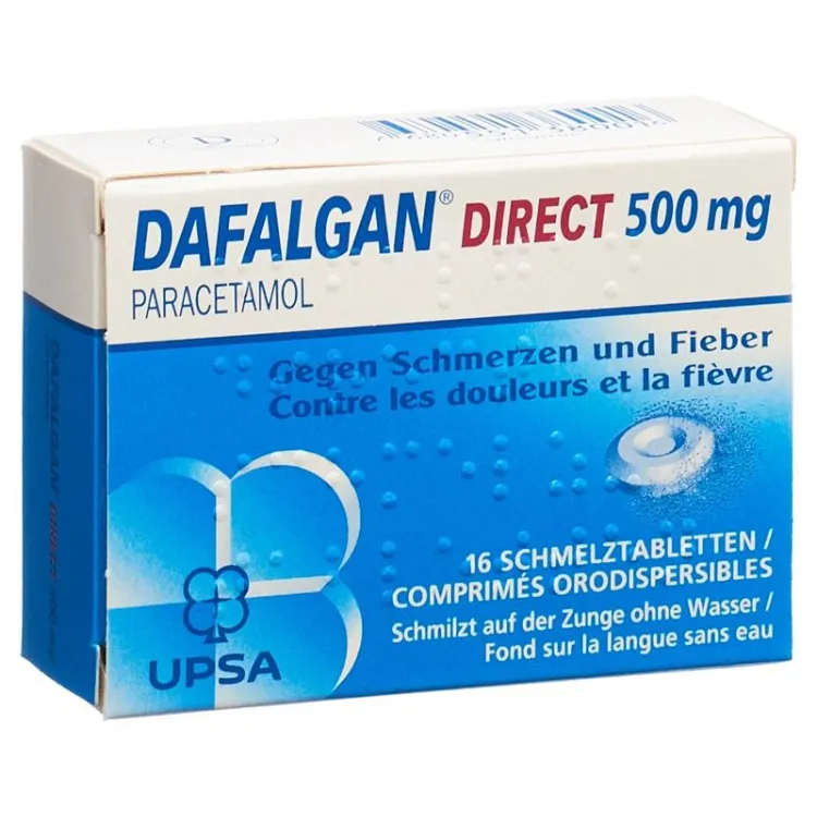 DAFALGAN Direct Schmelztablets 500 mg