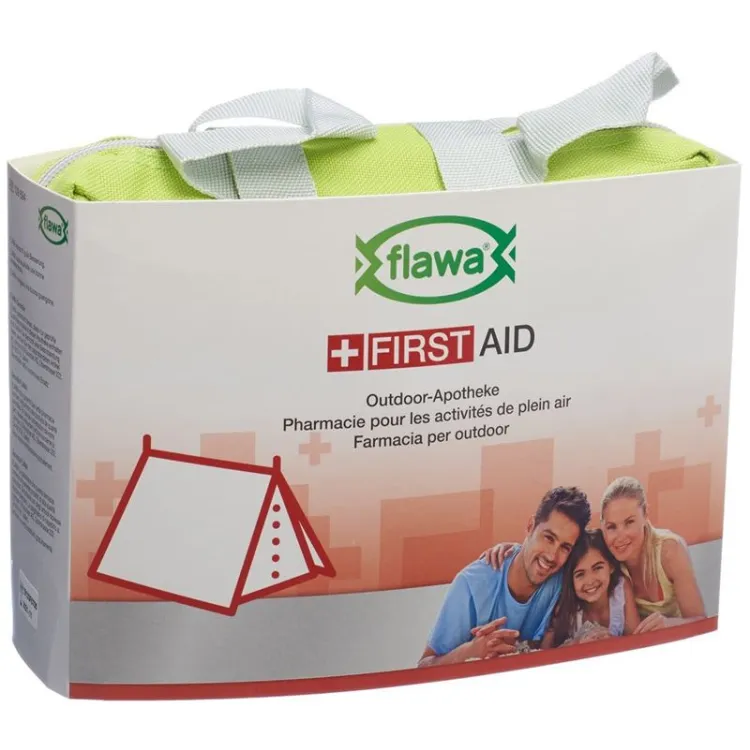 FLAWA Outdoor-Apotheke Etui lime FLAWA Outdoor-Apotheke Etui lime