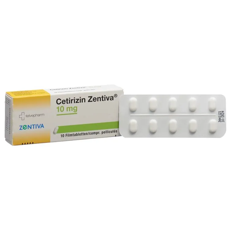 CETIRIZIN Zentiva film-coated tablets 10 mg