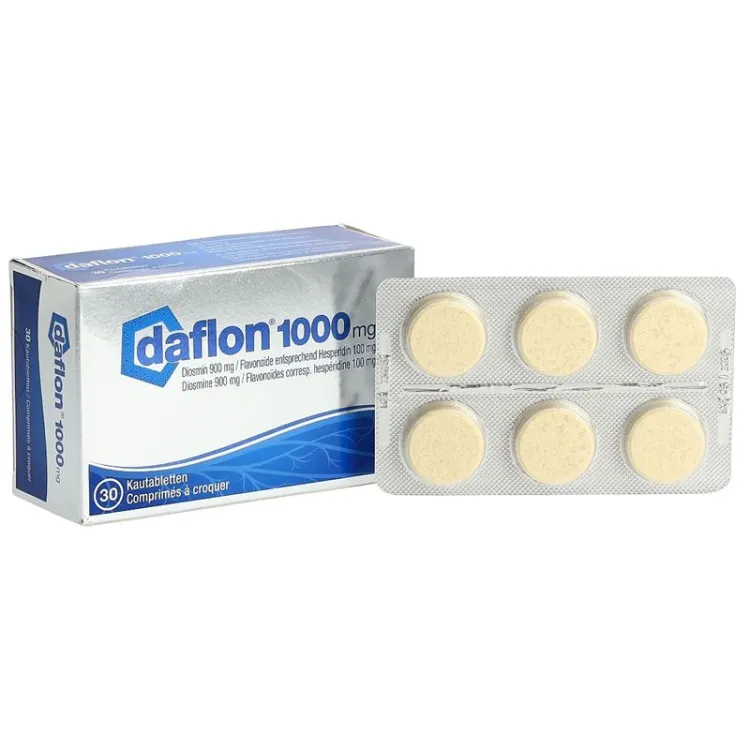 DAFLON chewable tablets 1000 mg