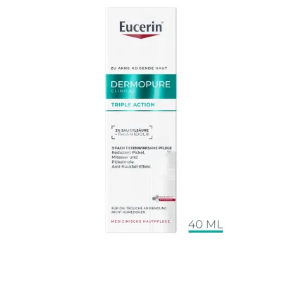 EUCERIN Dermopure Clin Pflege 3-fach tiefenw 40 ml
