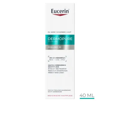 EUCERIN Dermopure Clin Peel 10 Nachtp hautbi 40 ml