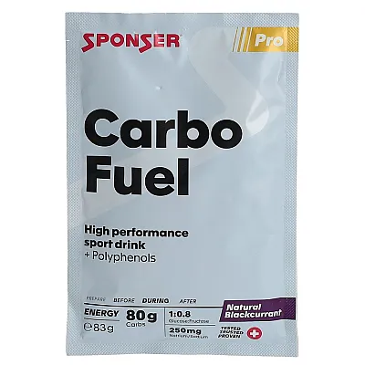 SPONSER Carbo Fuel Plv Natural Blackcurr Btl 83 g
