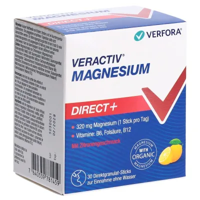 VERACTIV Magnesium Direct+ Zitrone Stick 30 Stk