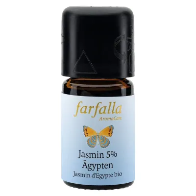 FARFALLA Jasmin Ägypten 5% Äth/Öl Bio 5 ml