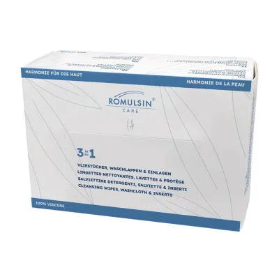 ROMULSIN Care Vliestü Waschlapp&Einlag 3in1 50 Stk