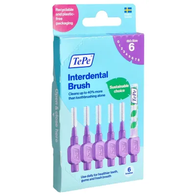 TEPE Interdental Brush 1.1mm violett 6 Stk