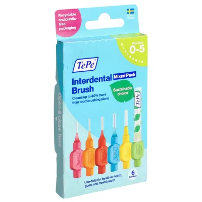 TEPE Interdental Brush assortiert 6Stk