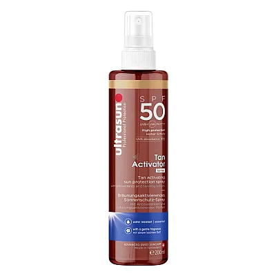 ULTRASUN Tan Activator SPF50 Spr 200 ml