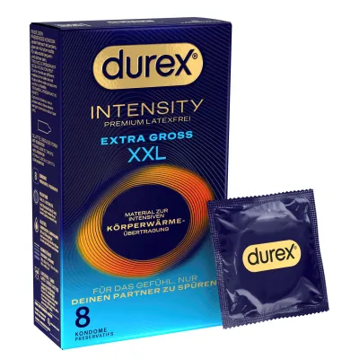 DUREX Intensity Präservativ extra gross 8 Stk DUREX Intensity Präservativ extra gross 8 Stk