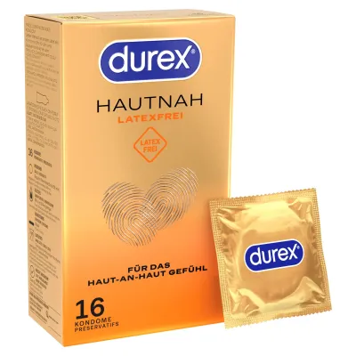 DUREX Hautnah Präservativ latexfrei 16 Stk DUREX Hautnah Präservativ latexfrei 16 Stk