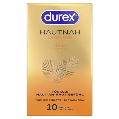 DUREX Hautnah Präservativ latexfrei 10 Stk DUREX Hautnah Präservativ latexfrei 10 Stk