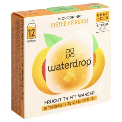 WATERDROP Eistee Pfirsich oZ Box 25.2 g