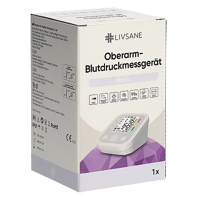 LIVSANE Oberarm-Blutdruckmessgerät Basic