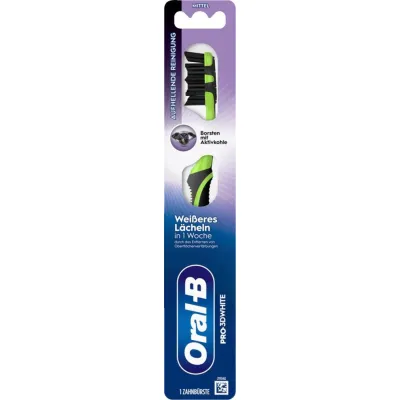 ORAL-B Pro 3DWhite Handzahnb Aktivkohle 40 Med