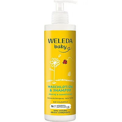 WELEDA BABY Waschlotion & Shampoo Calendula 400 ml