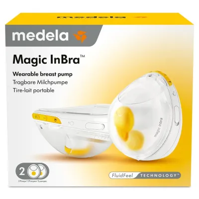 MEDELA Magic InBra Doppelmilchpumpe tragbar MEDELA Magic InBra Doppelmilchpumpe tragbar