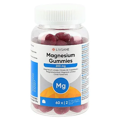LIVSANE Magnesium Gummis Ds 60 Stk