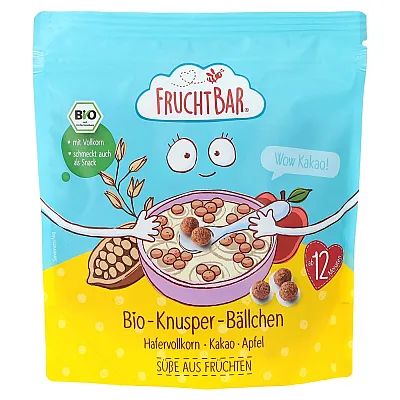FRUCHTBAR Knusper-Bällchen Bio Wow Kakao 125 g FRUCHTBAR Knusper-Bällchen Bio Wow Kakao 125 g