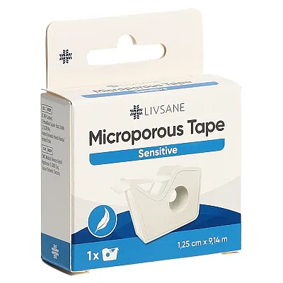 LIVSANE Vlies-Fixierpflaster 1.25cmx9.14m