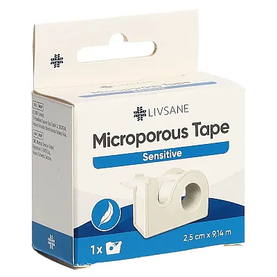 LIVSANE Vlies-Fixierpflaster 2.5cmx9.14m