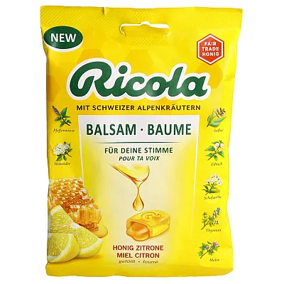 RICOLA Balsam gefüllt Honig Zitrone mZ Btl 68 g