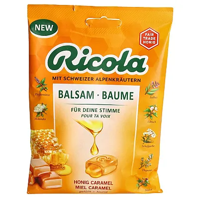RICOLA Balsam gefüllt Honig Caramel mZ Btl 68 g