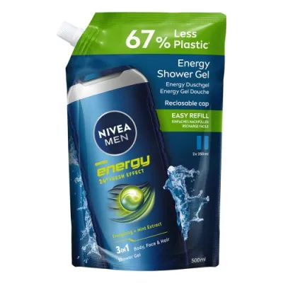 NIVEA MEN Pflegedusche Energy Ref Btl 500 ml