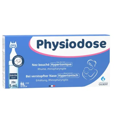 PHYSIODOSE hypertonische Meersalzlös st 20 x 5 ml