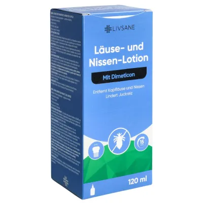 LIVSANE Läuse- & Nissen-Lot Dimetic Kamm Fl 120 ml