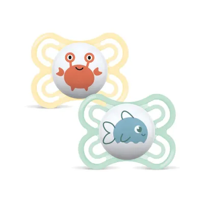 MAM Perfect Nuggi Sil 0-6m Unisex (n) 2 Stk