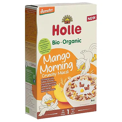 HOLLE Morning Crunchy Müesli Mango Bio 200 g