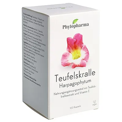 PHYTOPHARMA Teufelskralle Harpagophyt Kaps 120 Stk