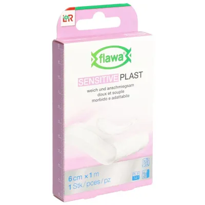 FLAWA Sensitive Plast Pflaster 6cmx1m