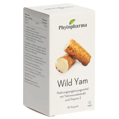 PHYTOPHARMA Wild Yam Kaps 80 Stk PHYTOPHARMA Wild Yam Kaps 80 Stk