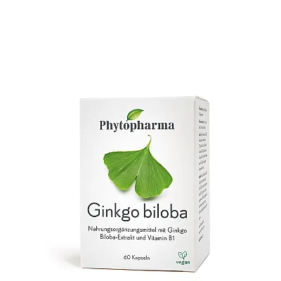 PHYTOPHARMA Ginkgo biloba Kaps 60 Stk