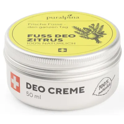 PURALPINA Fuss Deo Creme Zitrus Ds 50 ml